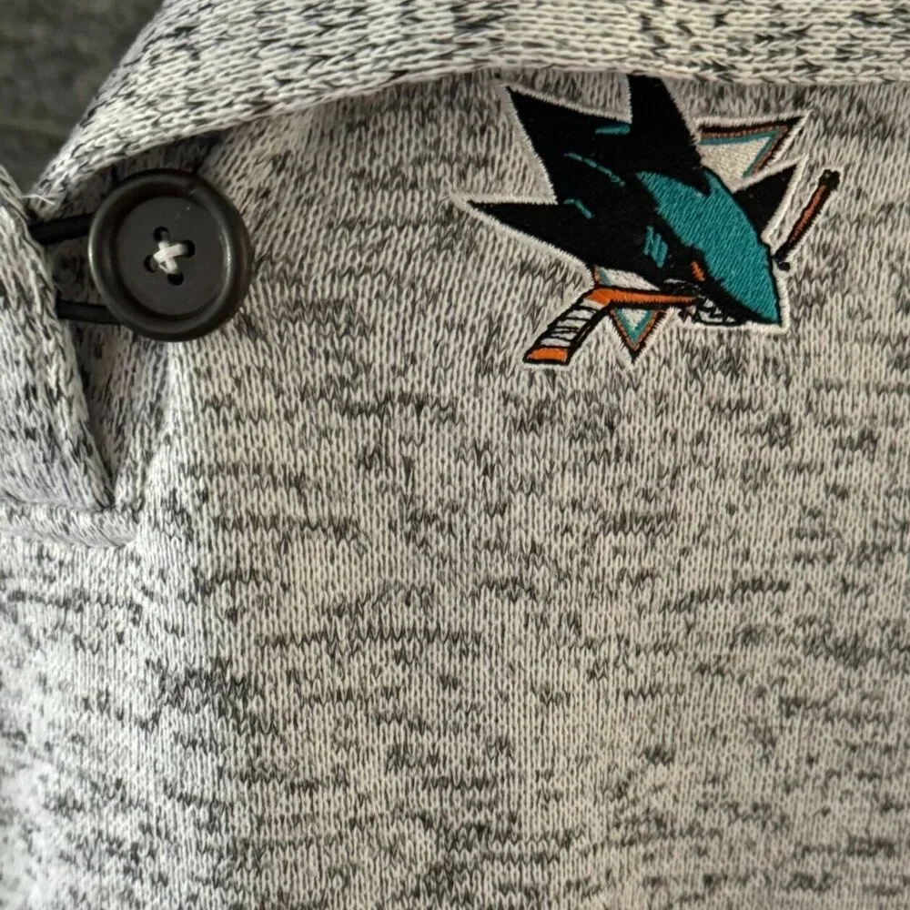 NEW NHL San Jose Sharks Women's Fleece Sweatshirt Fan Apparel - Picture 8 of 11